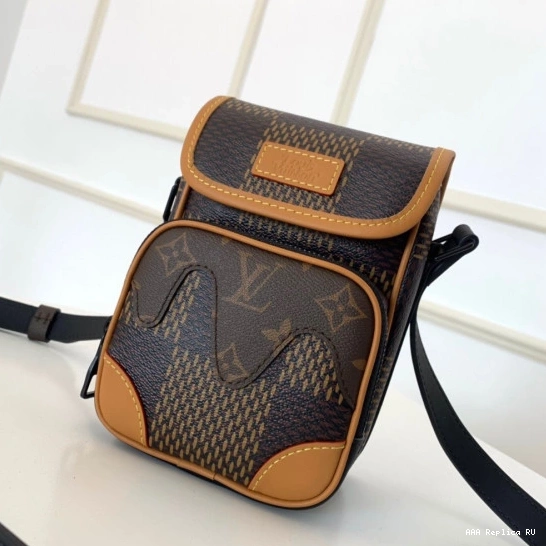 Aaa replica bags VUITTON NANO MESSENGER LOUIS AMAZONE 0710